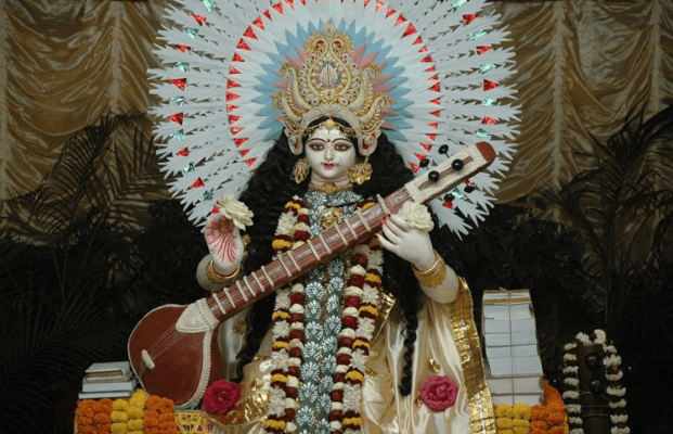 Saraswati-puja-Image-.-Indian-Festival-.-Astonishing-Bharat